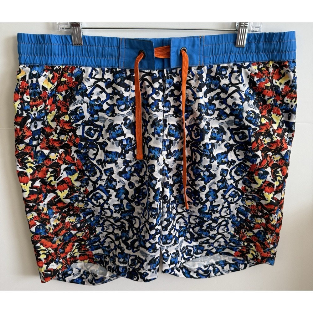Robert Graham 36 Classic Fit Swim Trunks Men's Colorful Lined 6.5" Inseam